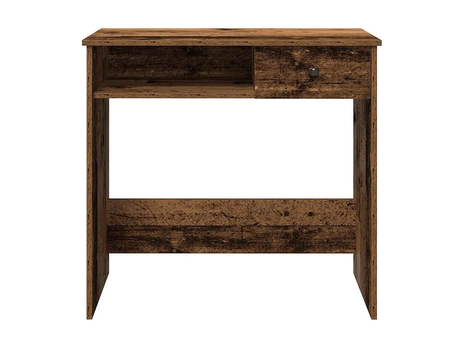 Bureau style vieux bois 80x40x75 cm bois d'ingénierie