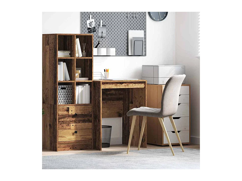 Bureau Anders Oud hout 60 x 50 x 76 cm Bewerkt hout