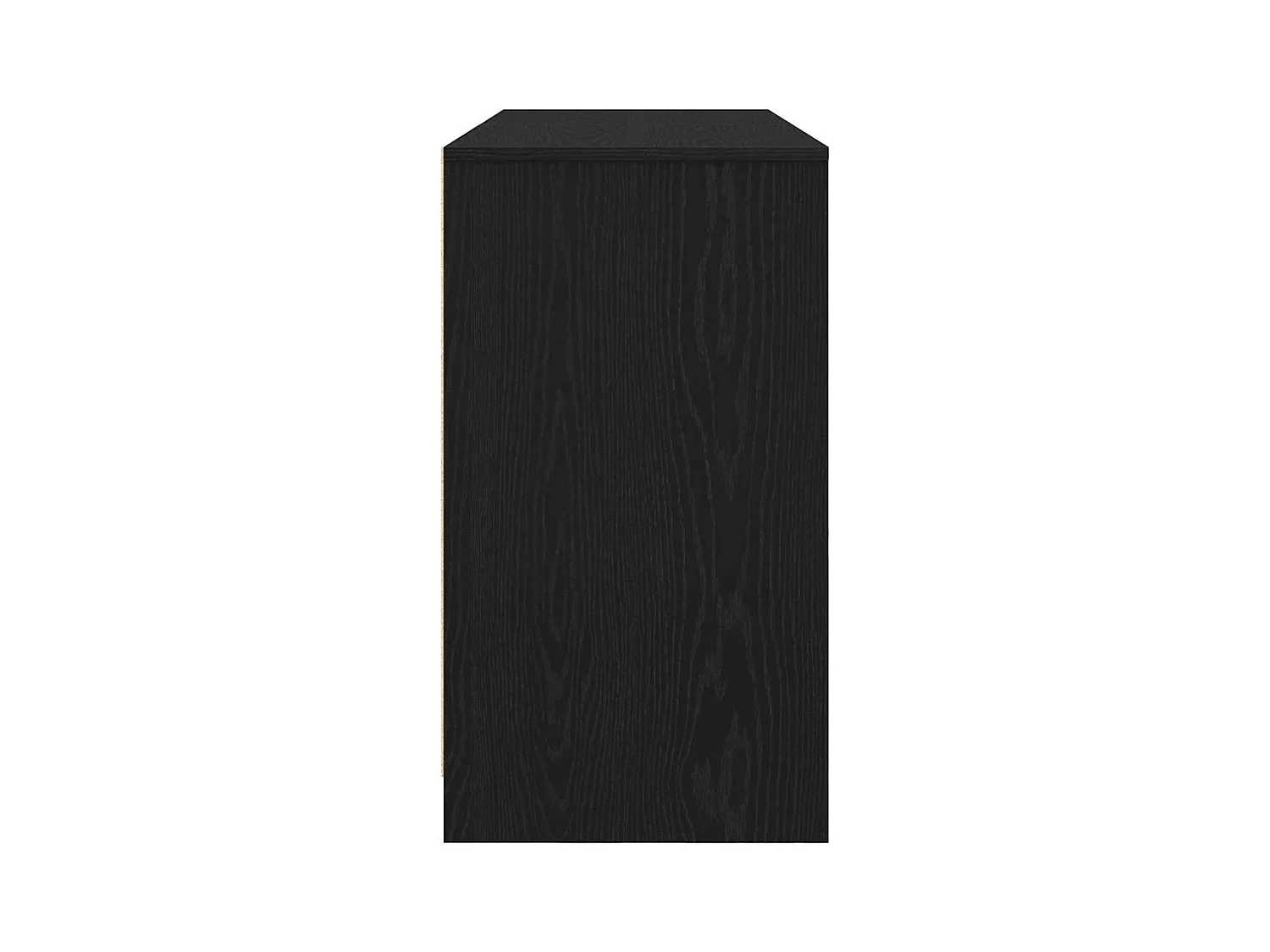 Bureau chêne noir 120x42x76 cm bois d'ingénierie