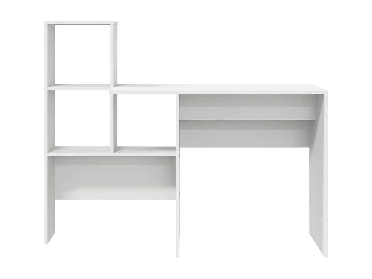 Bureau Blanc 131,5 x 50 x 106,5 cm Bois d'ingénierie