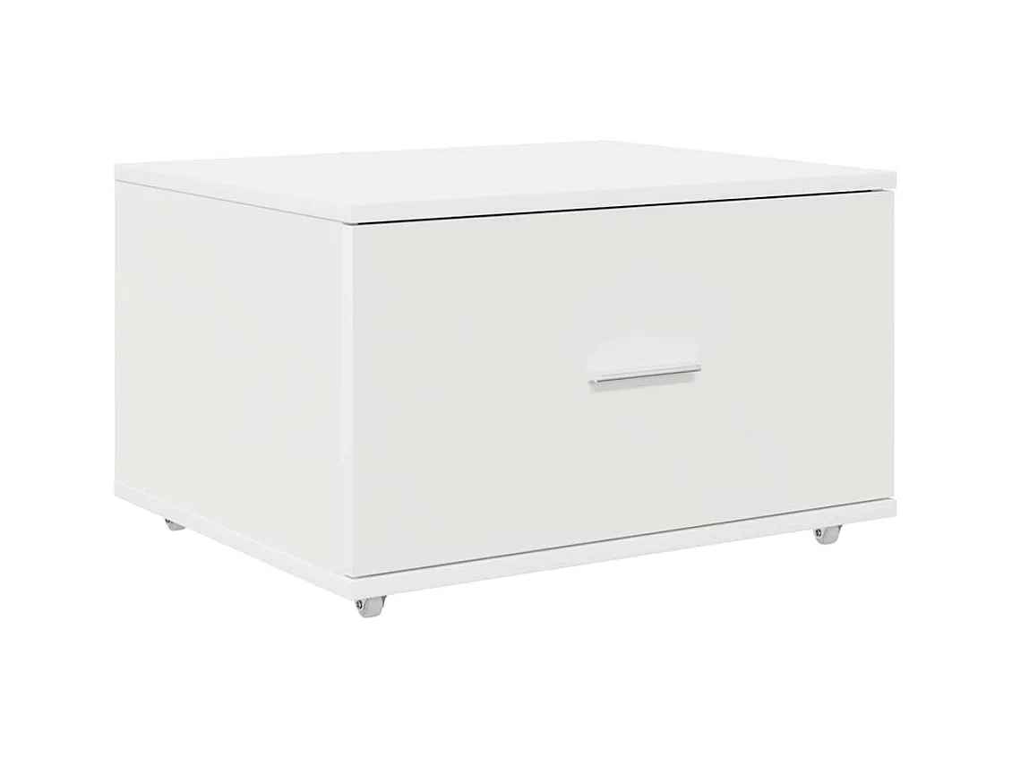 Bureau Blanc 131,5 x 50 x 106,5 cm Bois d'ingénierie