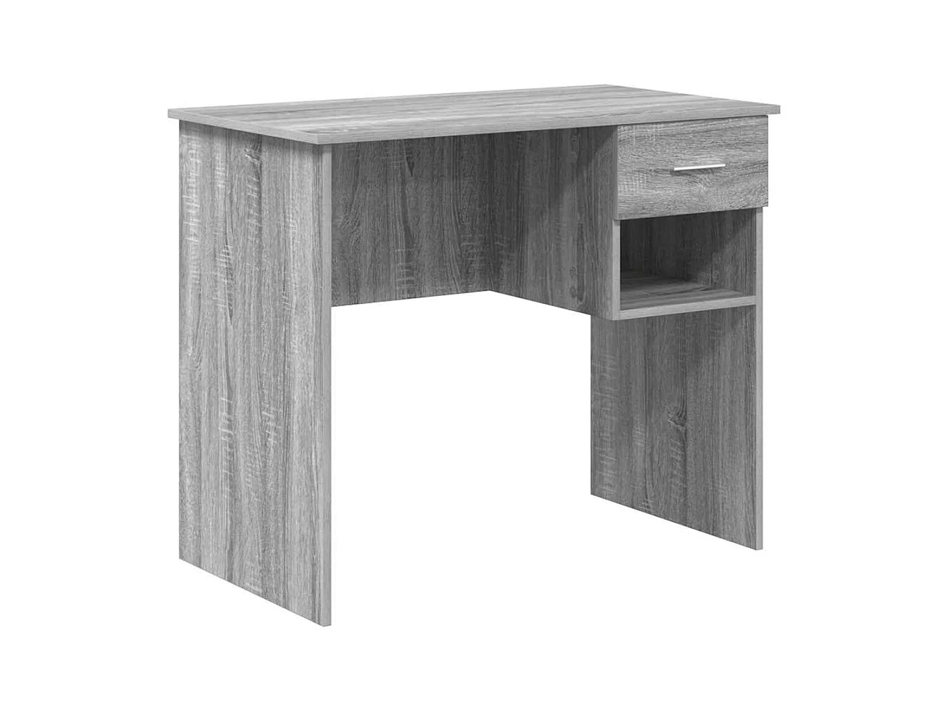 Bureau Sonoma gris 90 x 49.5 x 75 cm Bois d'ingénierie