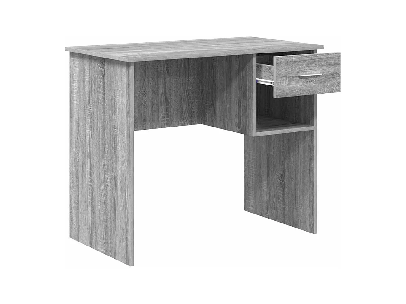 Bureau Sonoma gris 90 x 49.5 x 75 cm Bois d'ingénierie
