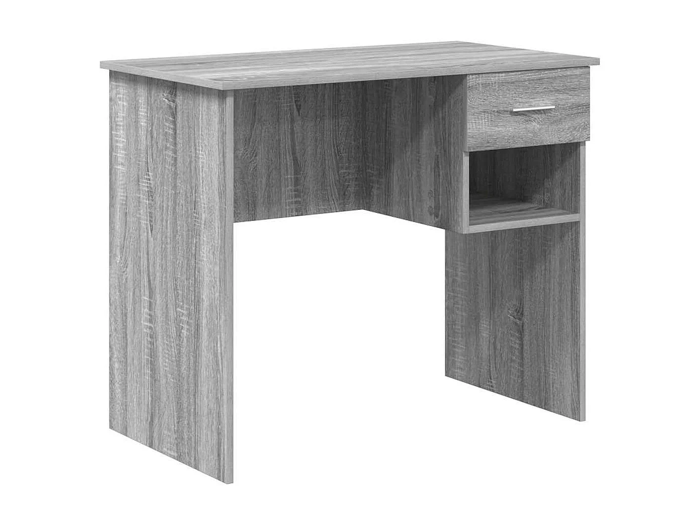 Bureau Sonoma gris 90 x 49.5 x 75 cm Bois d'ingénierie