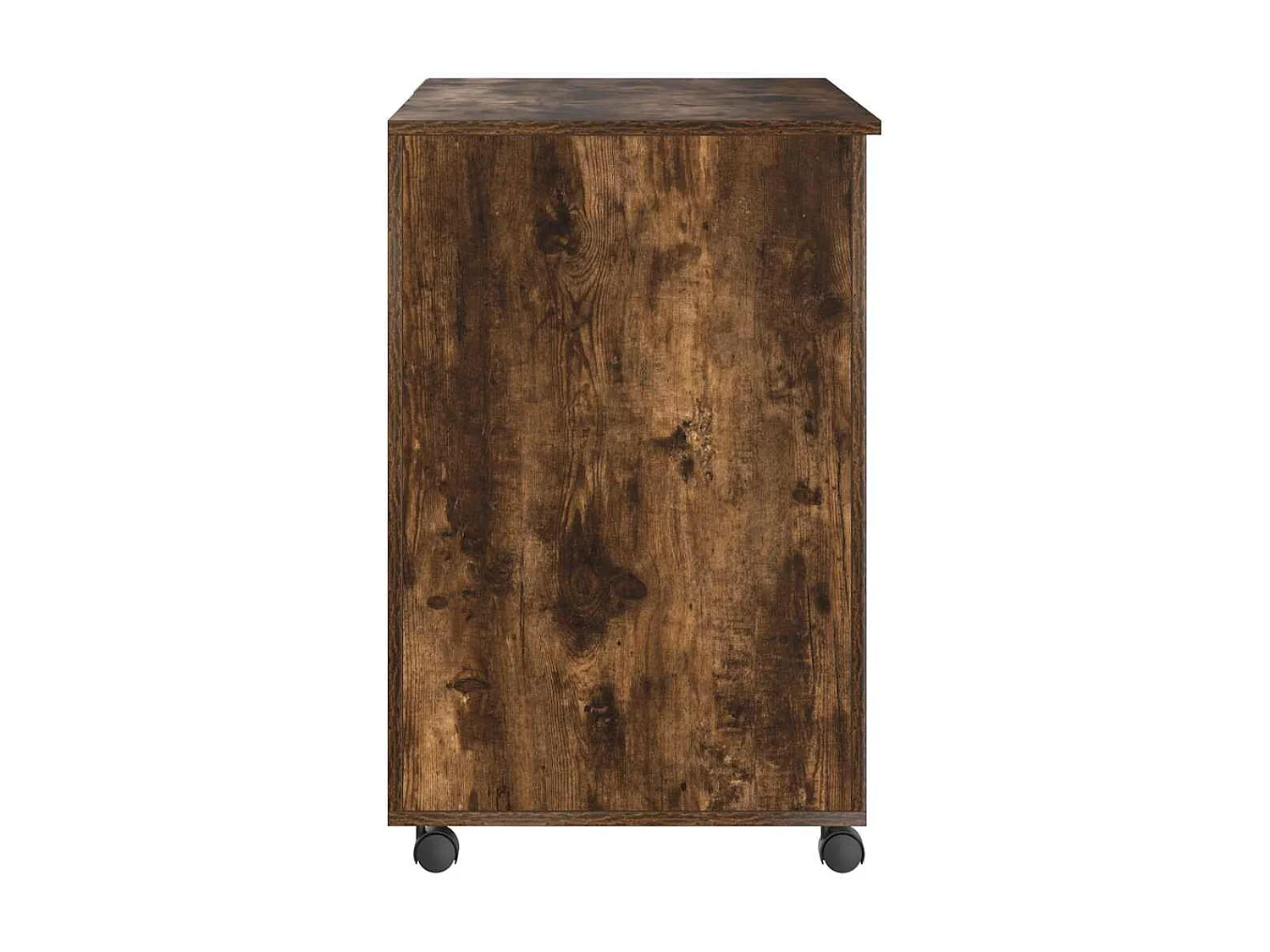 Bureau avec roulettes avec tiroir Chêne fumé 91 x 50 x 77 cm