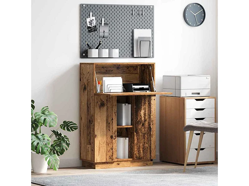Bureau Bois ancien 71,5 x 31,5 x 106,5 cm Bois d'ingénierie