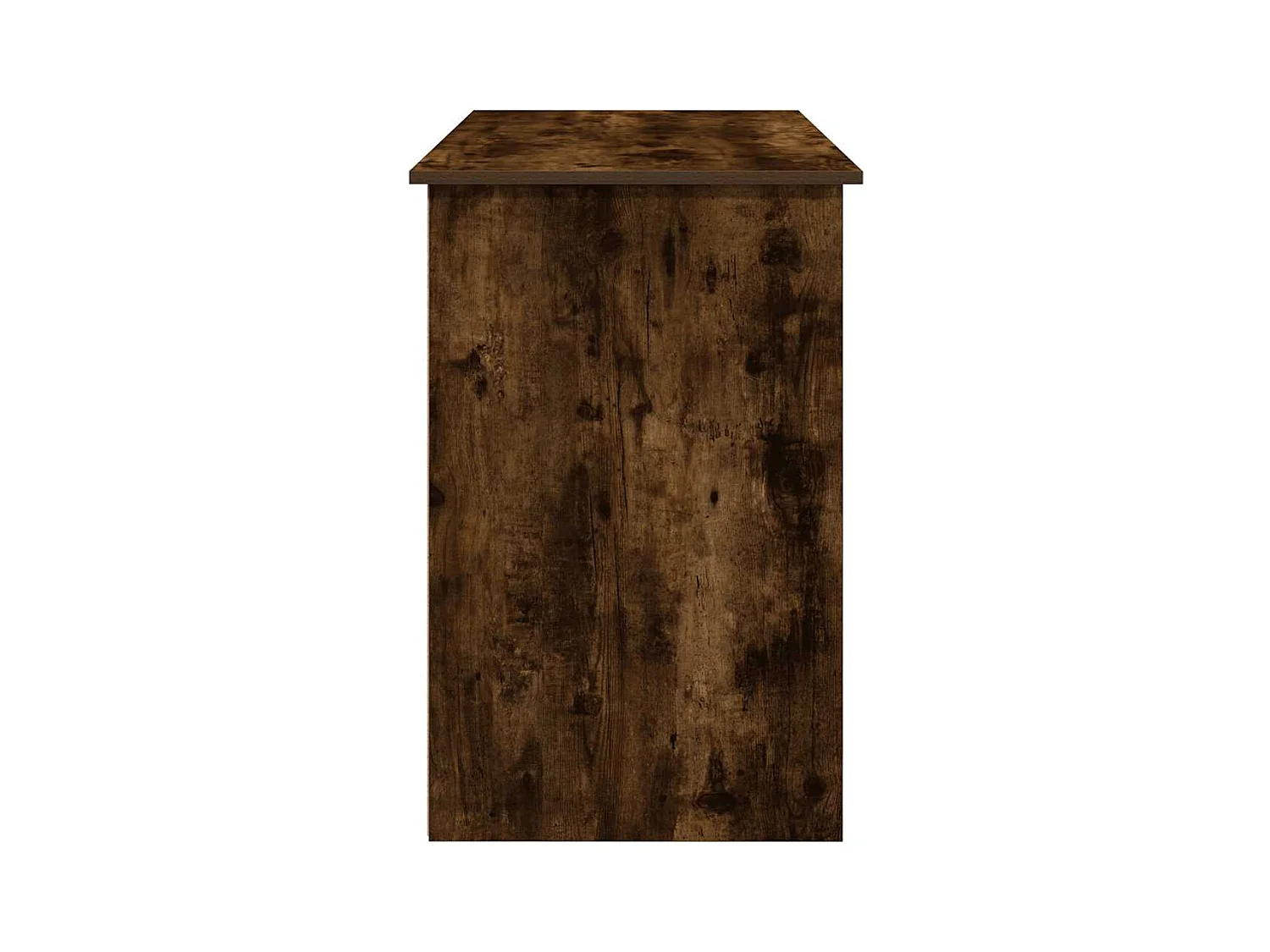 Bureau chêne fumé 102x50x75 cm bois d'ingénierie