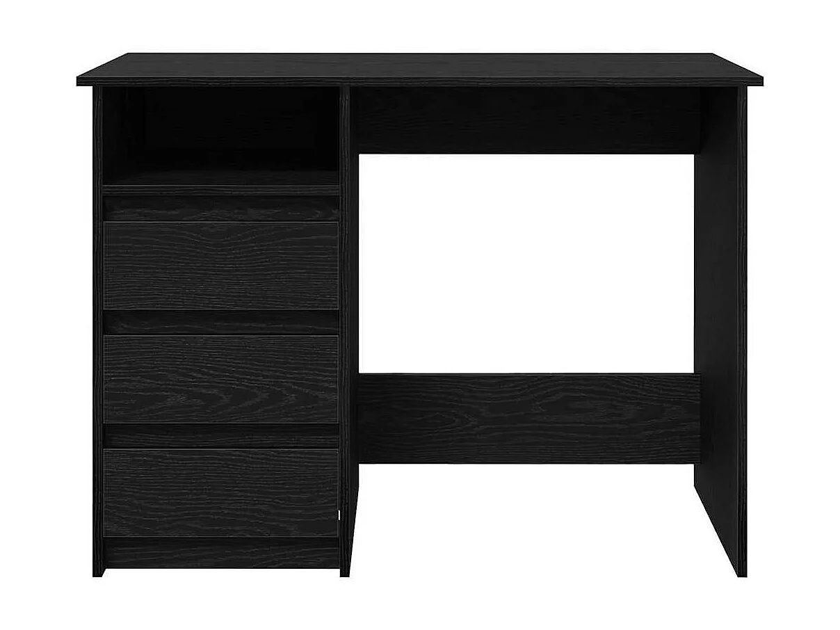 Secretária 102x50x75 cm derivados de madeira preto