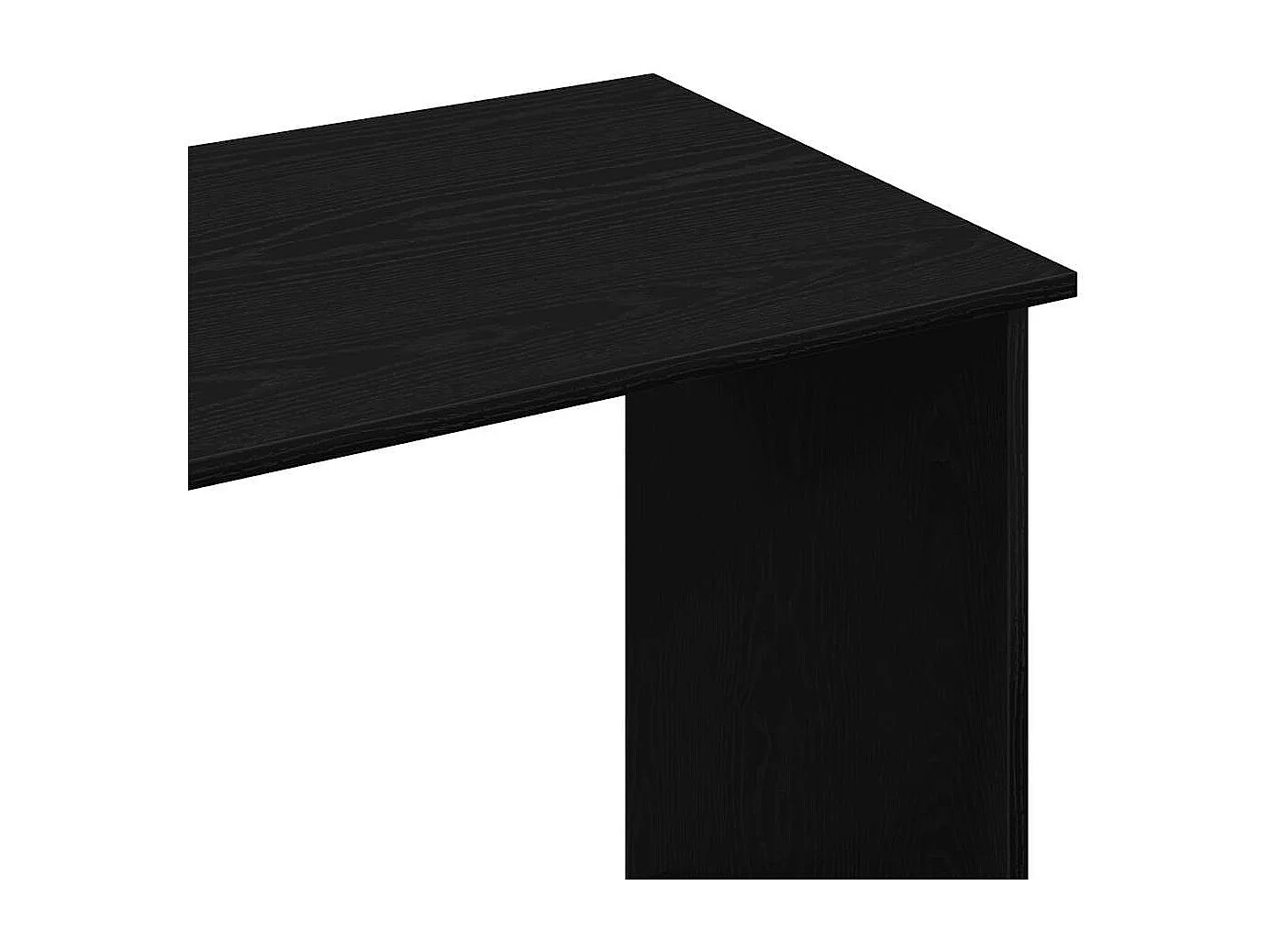 Secretária 102x50x75 cm derivados de madeira preto