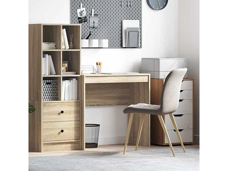 Bureau Sonoma eiken 80 x 40 x 76 cm Bewerkt hout