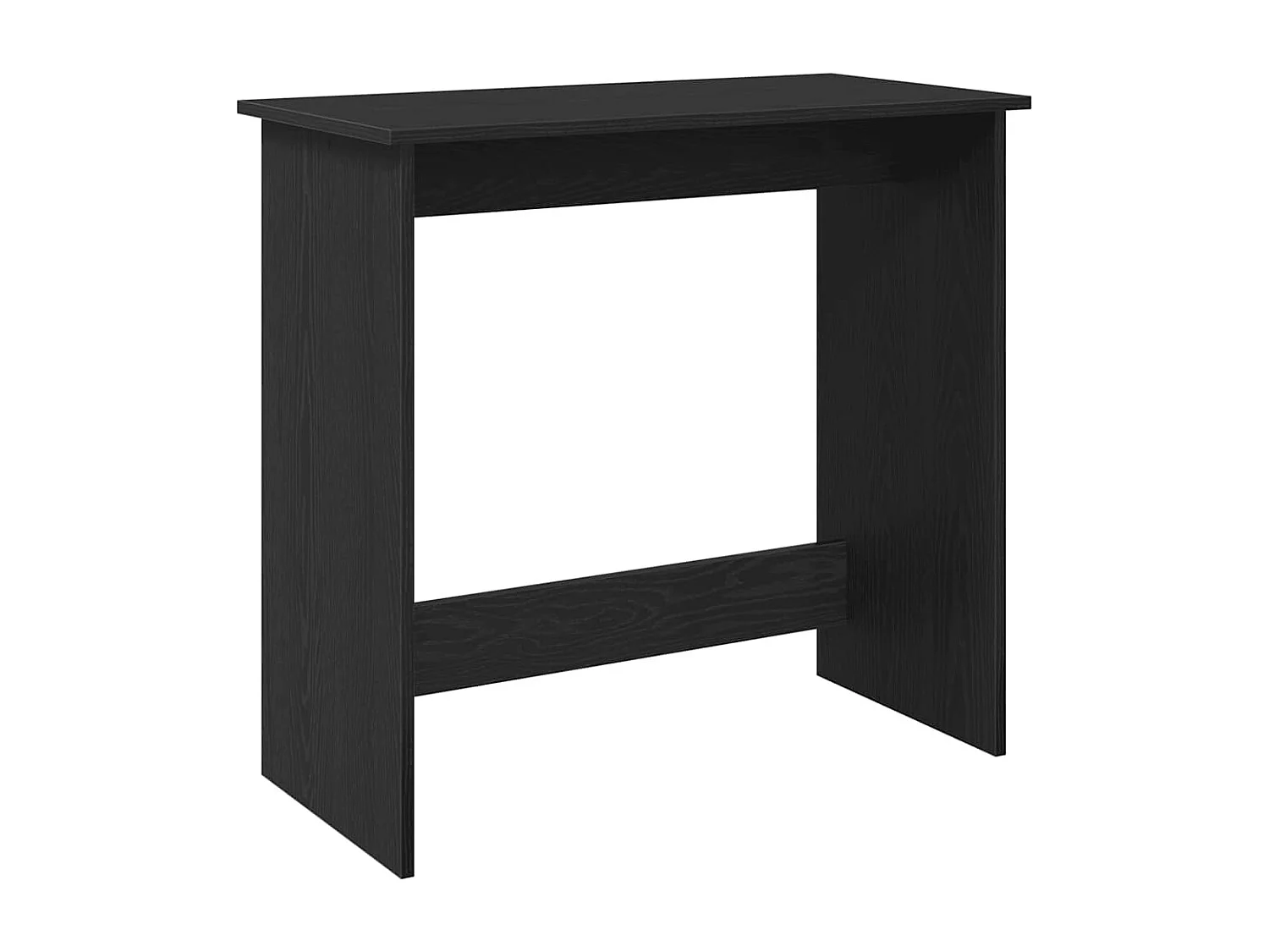 Bureau Noir 80x40x75 cm Aggloméré