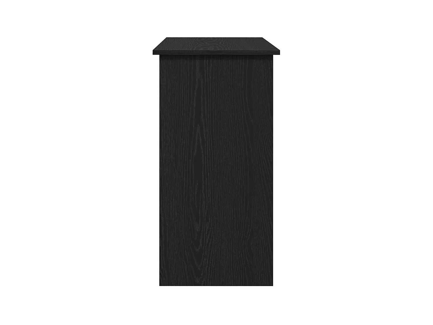 Bureau Noir 80x40x75 cm Aggloméré