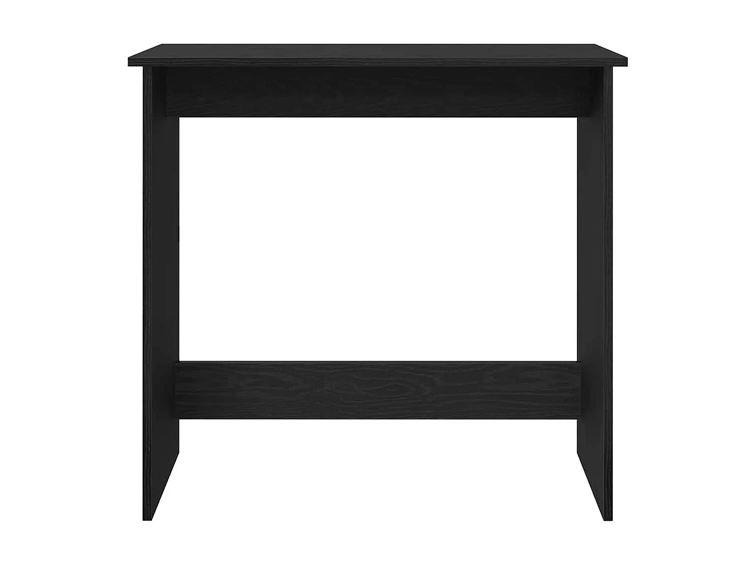 Bureau Noir 80x40x75 cm Aggloméré