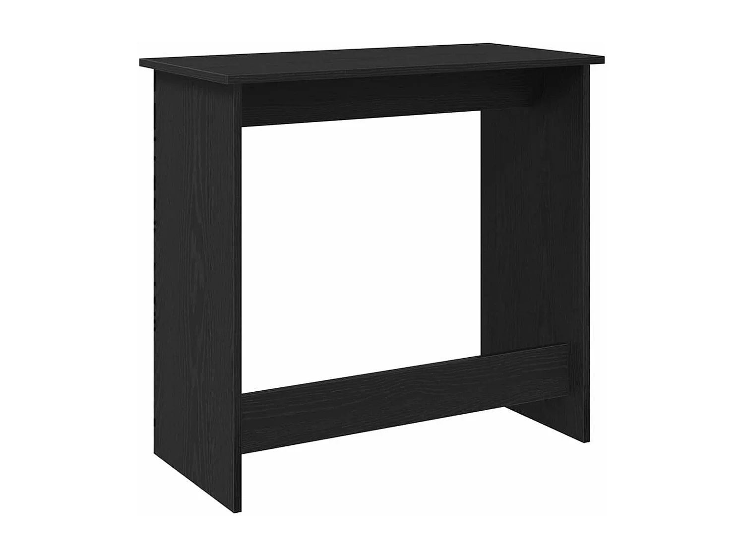 Bureau Noir 80x40x75 cm Aggloméré