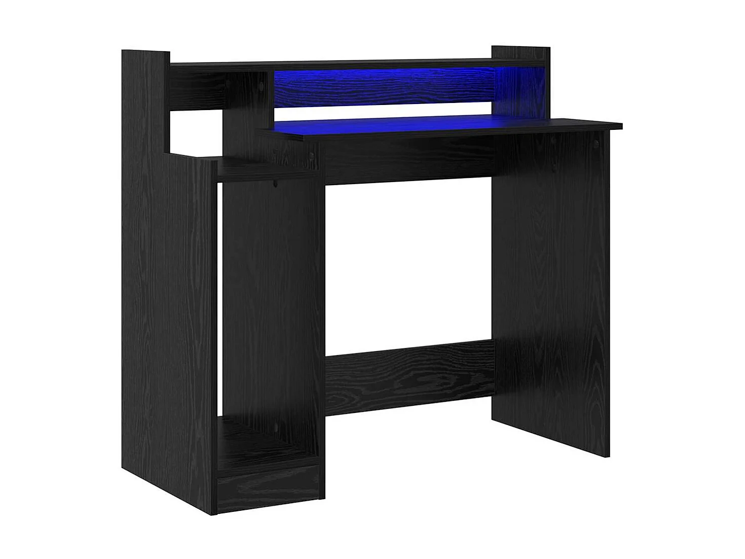 Bureau Chêne noir 97 x 45 x 90 cm Bois d'ingénierie