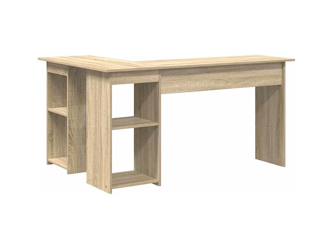 Bureau Chêne sonoma 142 x 102 x 73 cm Bois d'ingénierie