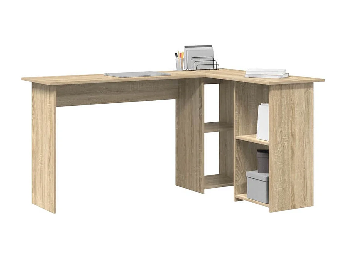 Bureau Chêne sonoma 142 x 102 x 73 cm Bois d'ingénierie