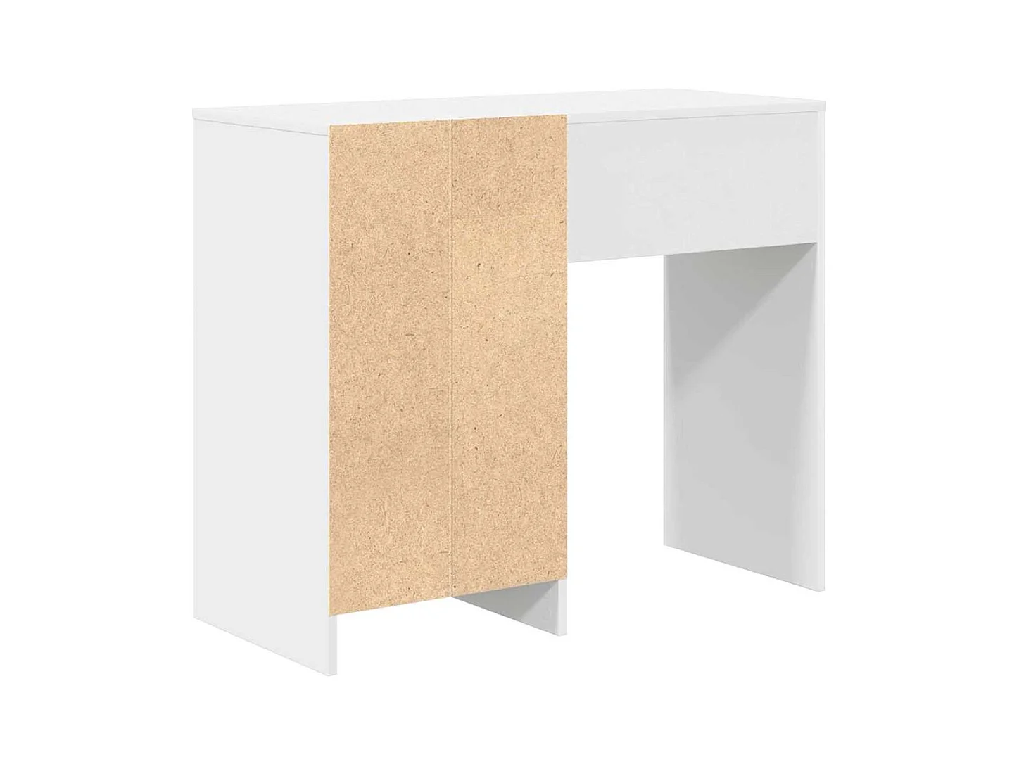 Mesa com gaveta Branco 90 x 37,5 x 75 cm Madeira processada