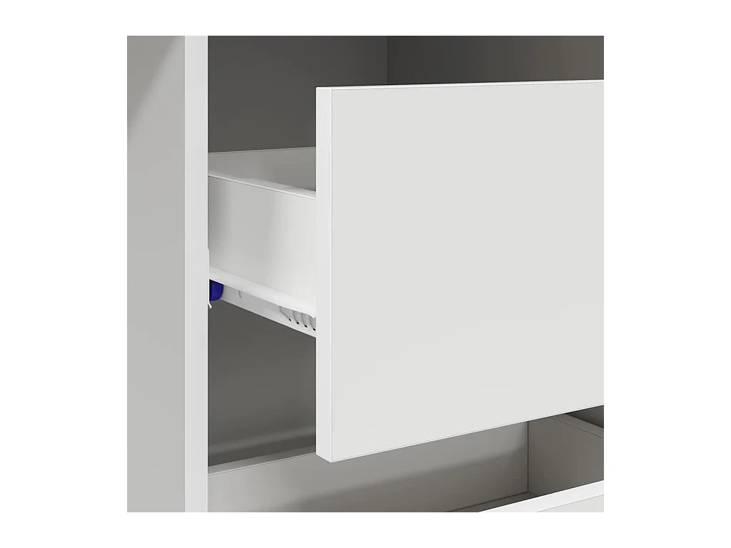 Mesa com gaveta Branco 90 x 37,5 x 75 cm Madeira processada