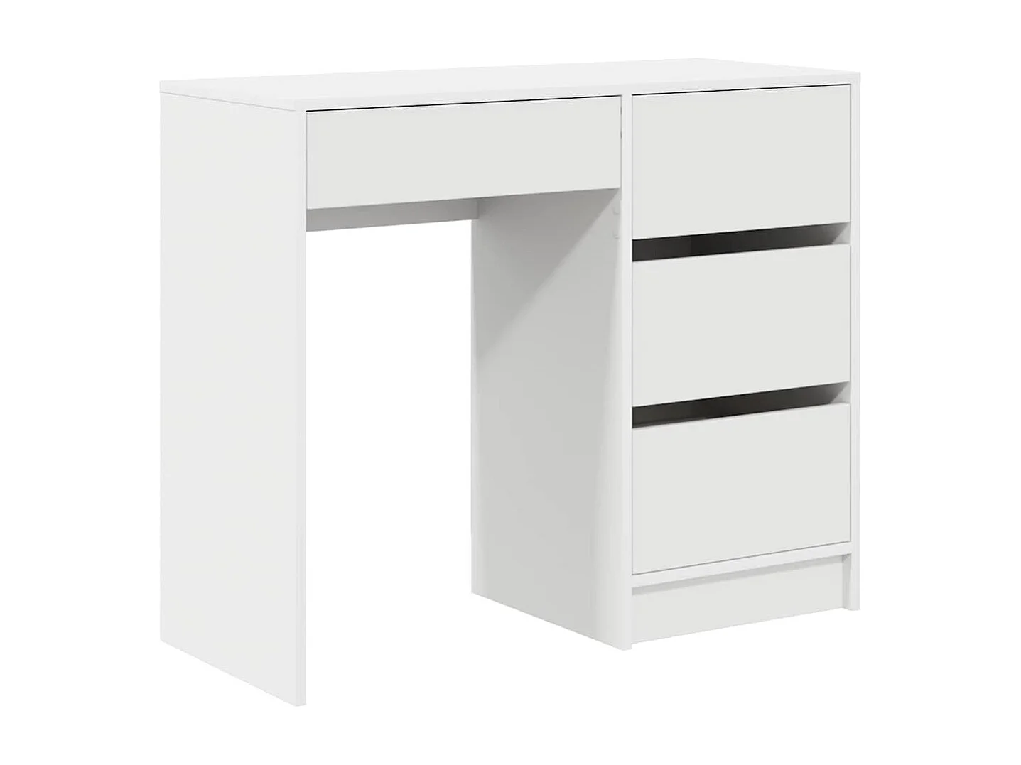 Bureau avec tiroir Blanc 90 x 37,5 x 75 cm Bois d'ingénierie
