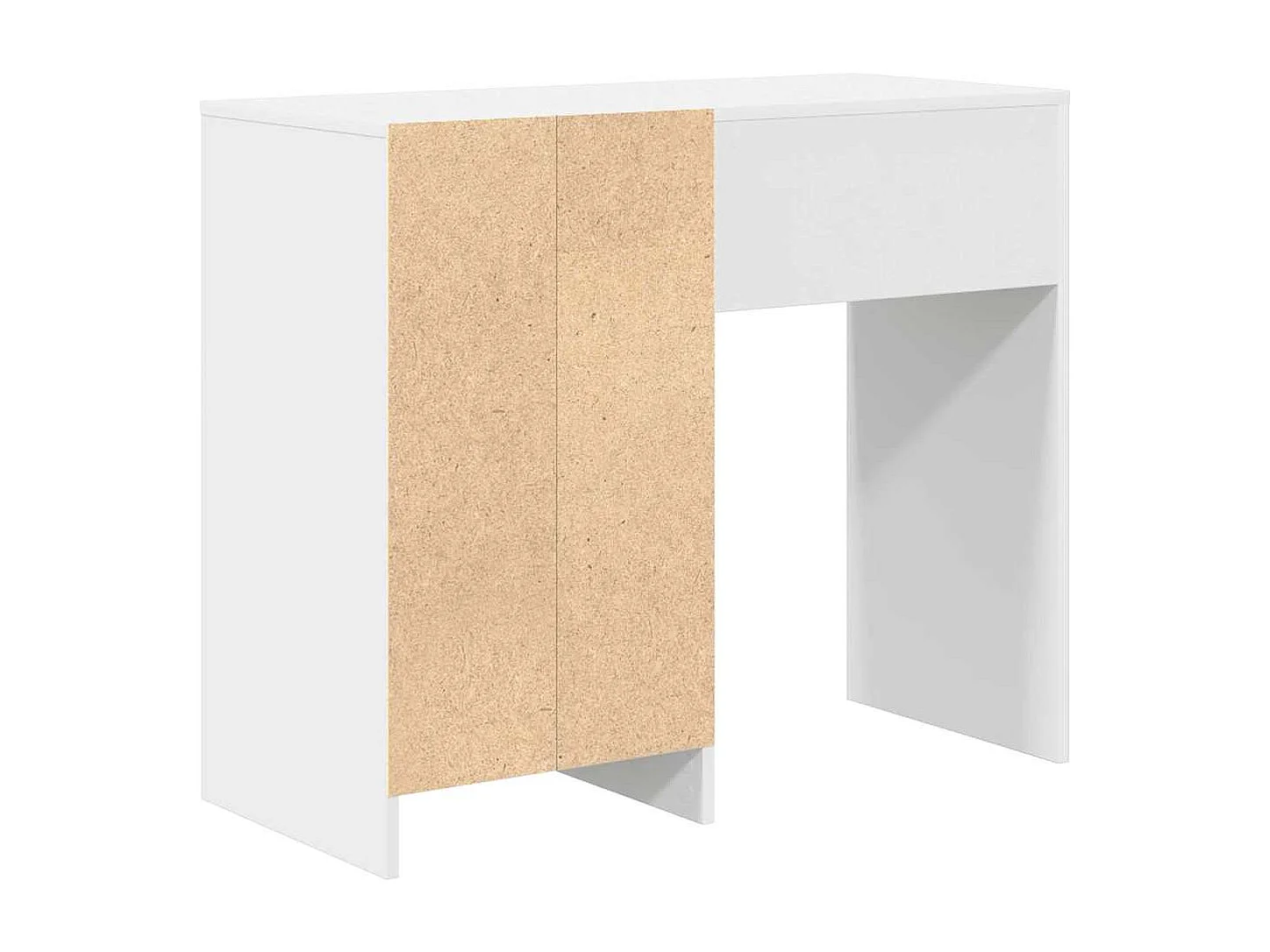 Bureau avec tiroir Blanc 90 x 37,5 x 75 cm Bois d'ingénierie