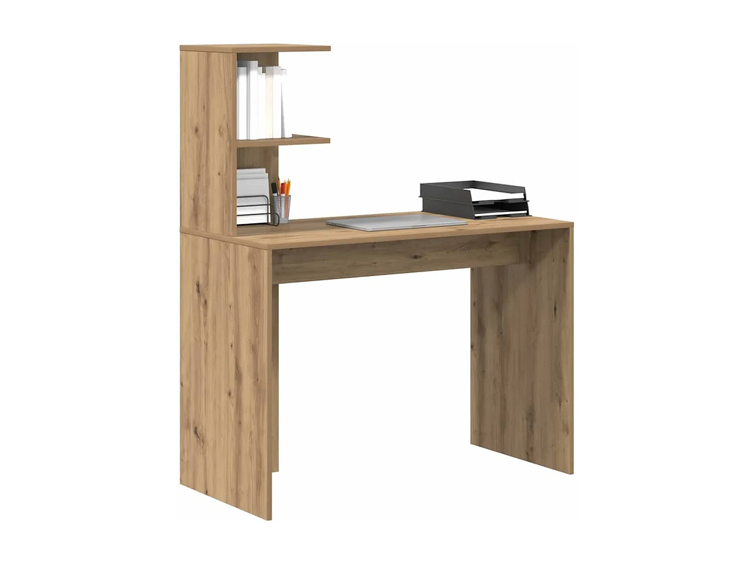 Bureau chêne artisanal 102 x 50 x 124 cm Bois d'ingénierie