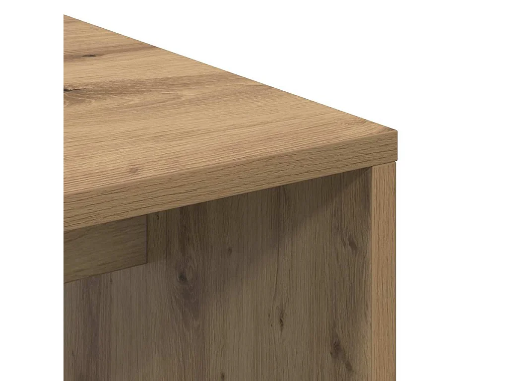 Bureau chêne artisanal 102 x 50 x 124 cm Bois d'ingénierie