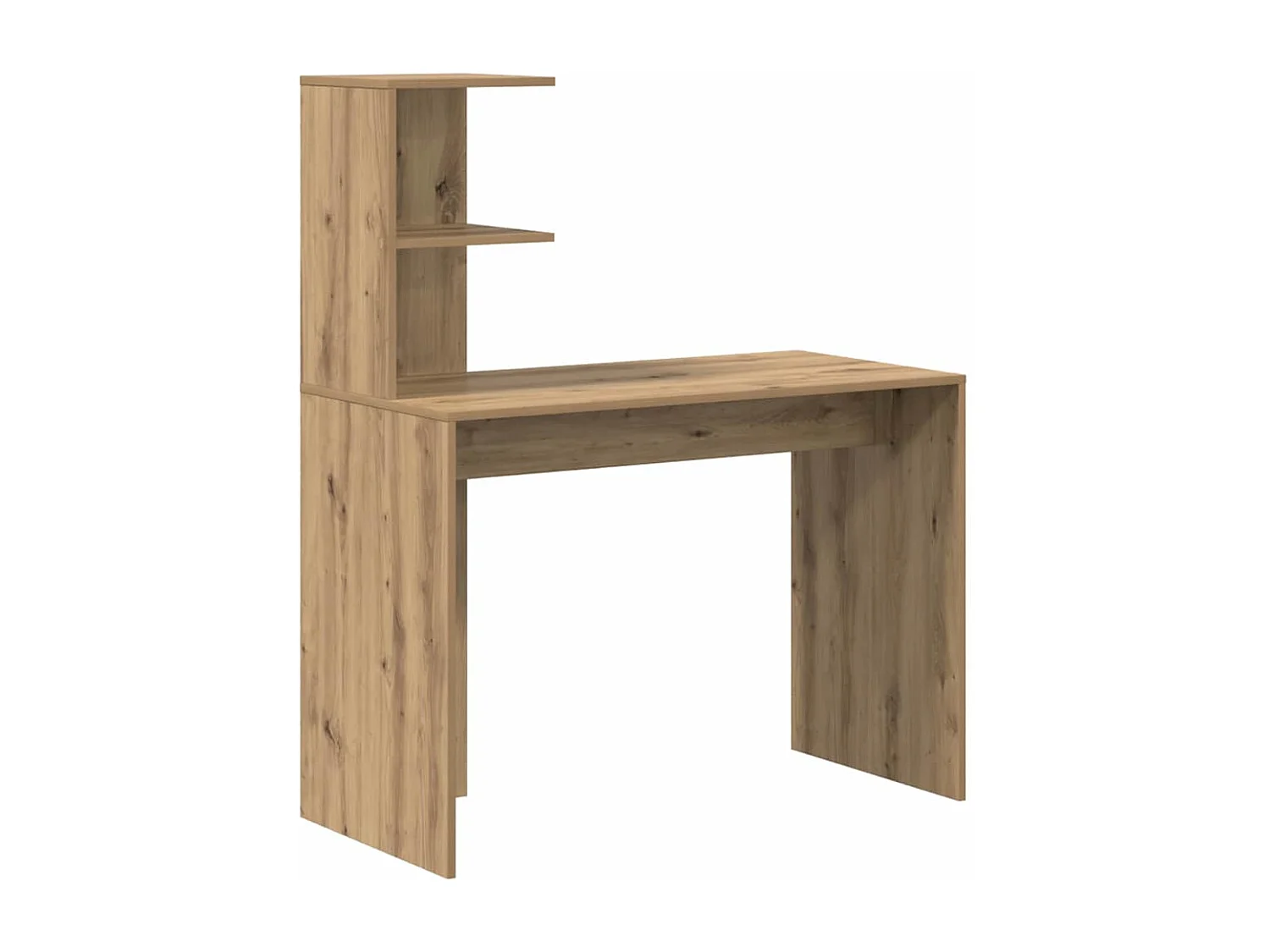 Bureau chêne artisanal 102 x 50 x 124 cm Bois d'ingénierie