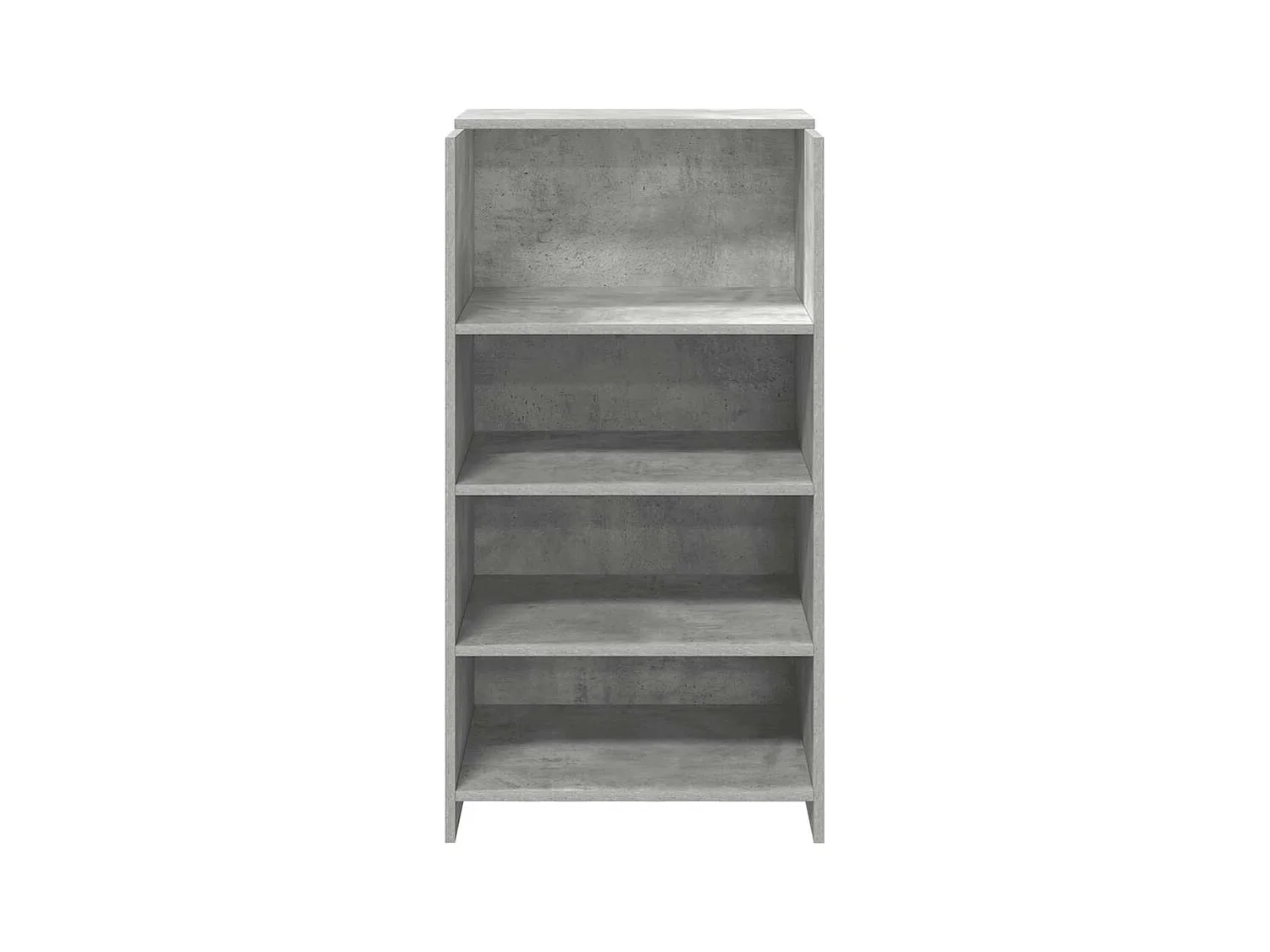 Bureau de réception gris béton 55x50x103,5 cm bois d'ingénierie