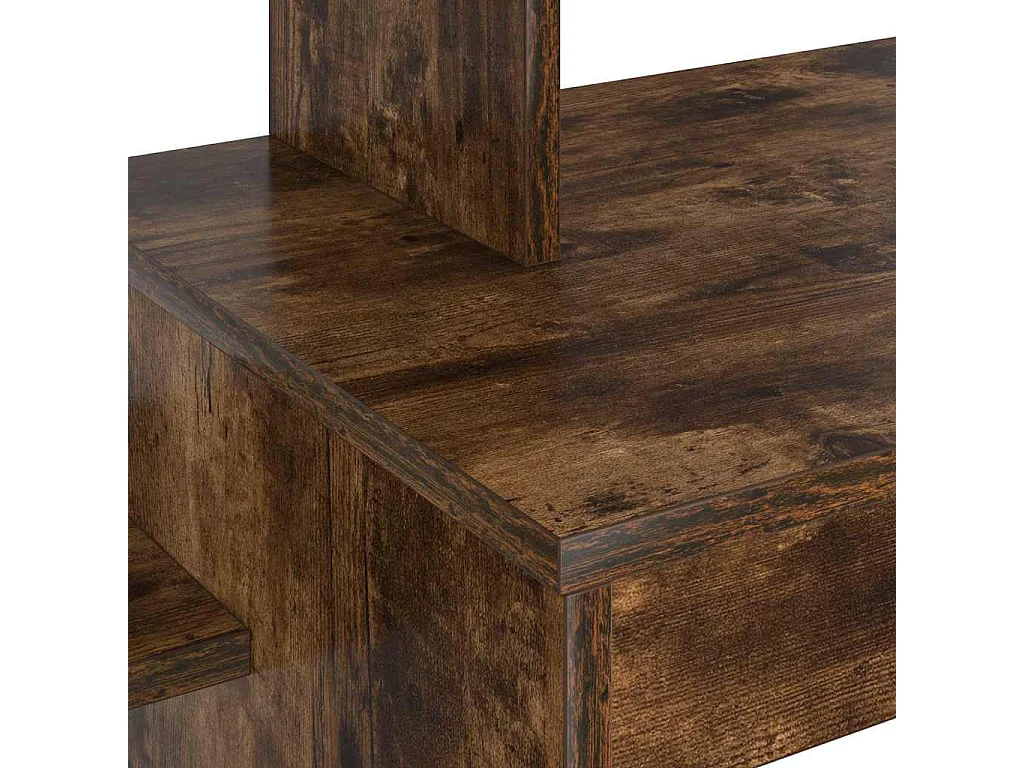 Bureau Chêne fumé 100 x 40 x 90 cm Bois d'ingénierie