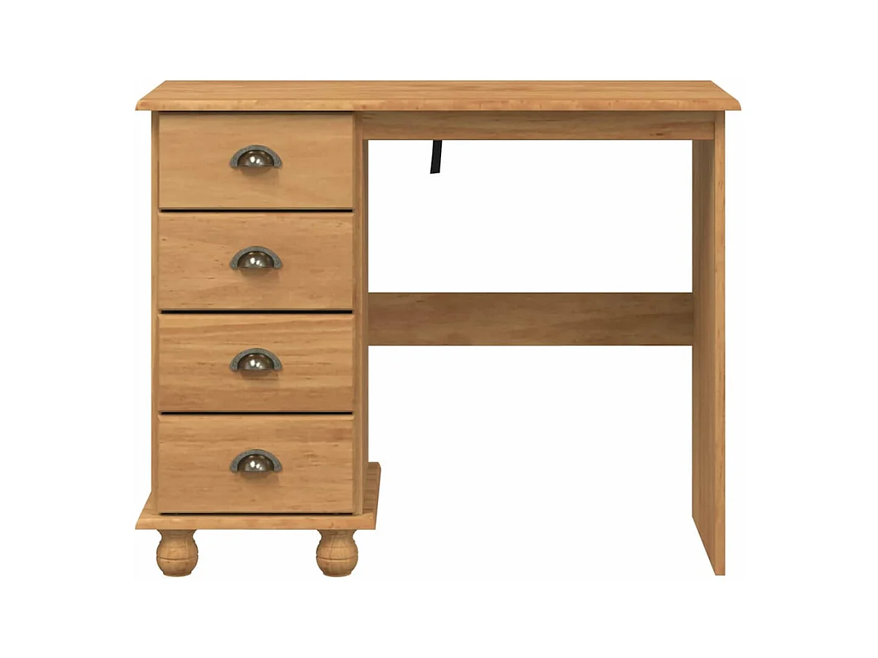 Bureau ASKIM Marron 95 x 40 x 75 cm Bois massif en pin