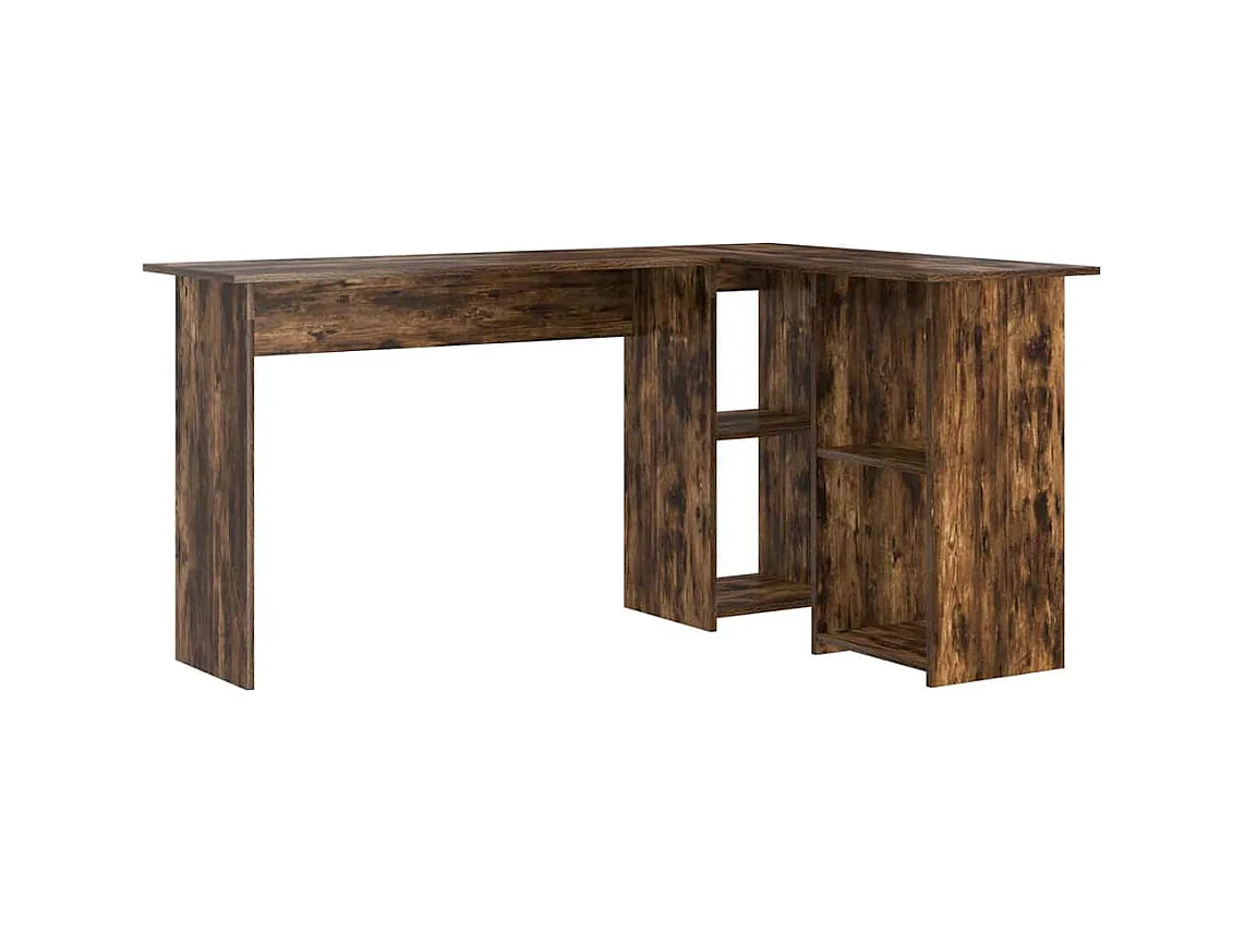 Bureau Chêne fumé 142 x 102 x 73 cm Bois d'ingénierie