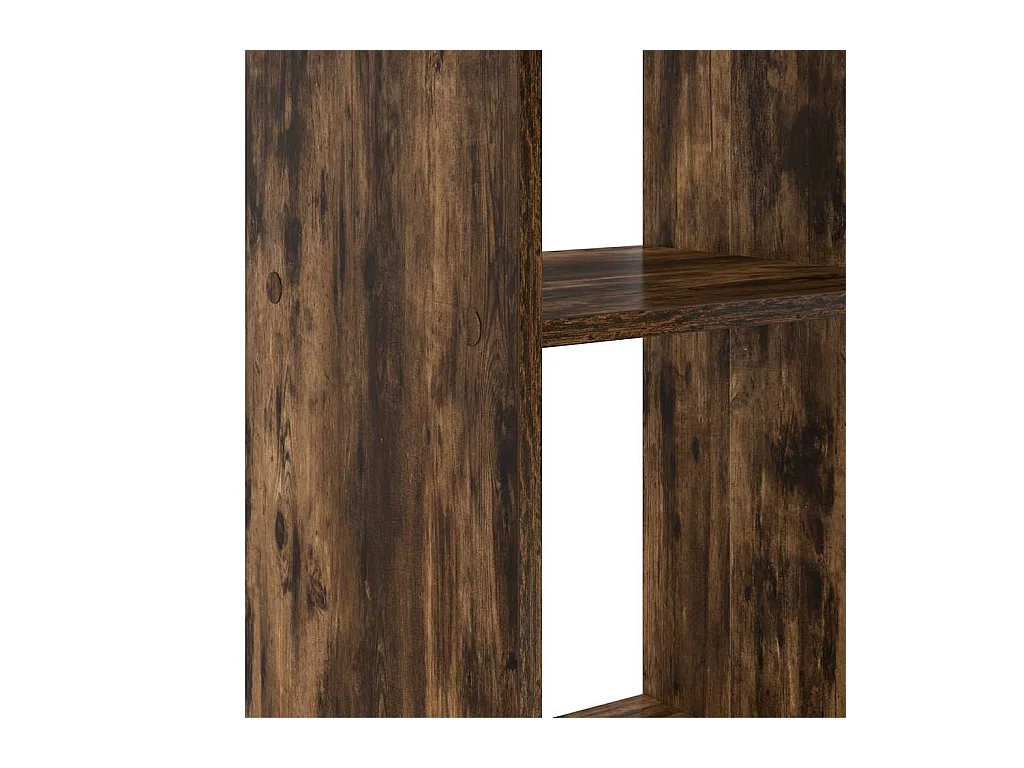 Bureau Chêne fumé 142 x 102 x 73 cm Bois d'ingénierie