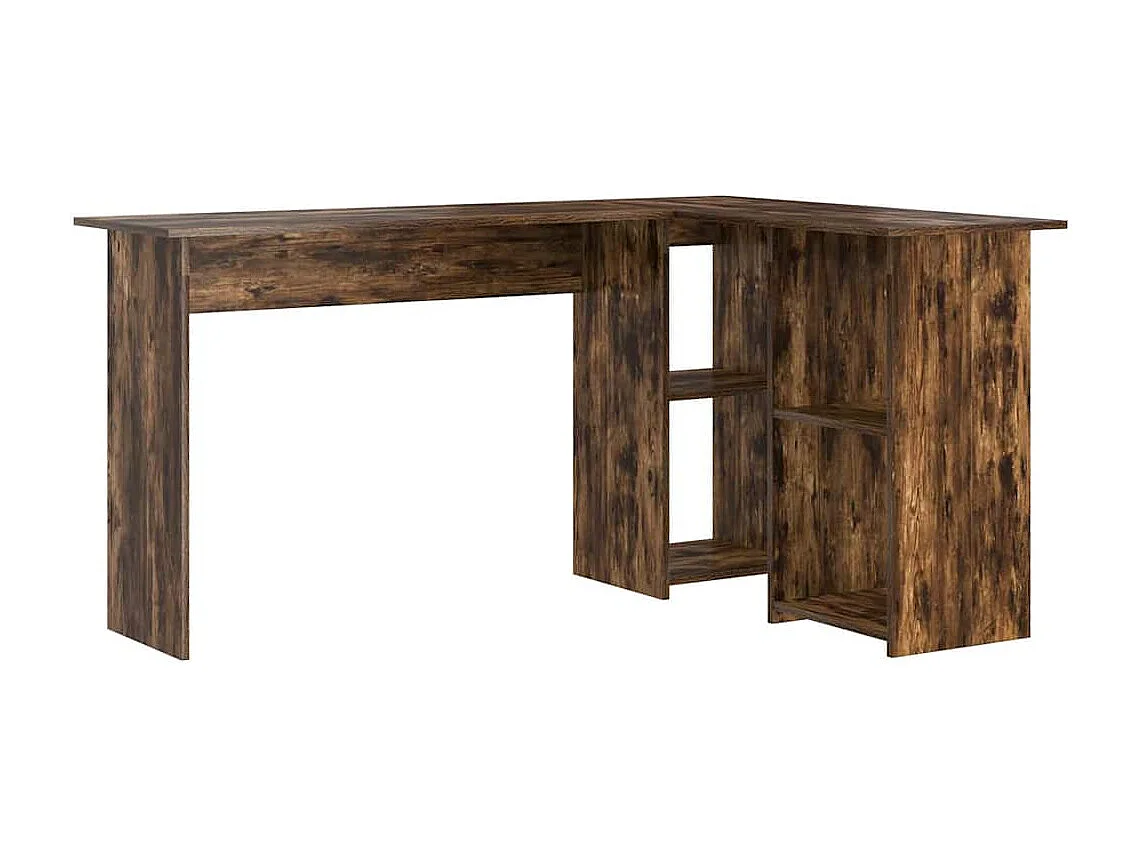 Bureau Chêne fumé 142 x 102 x 73 cm Bois d'ingénierie