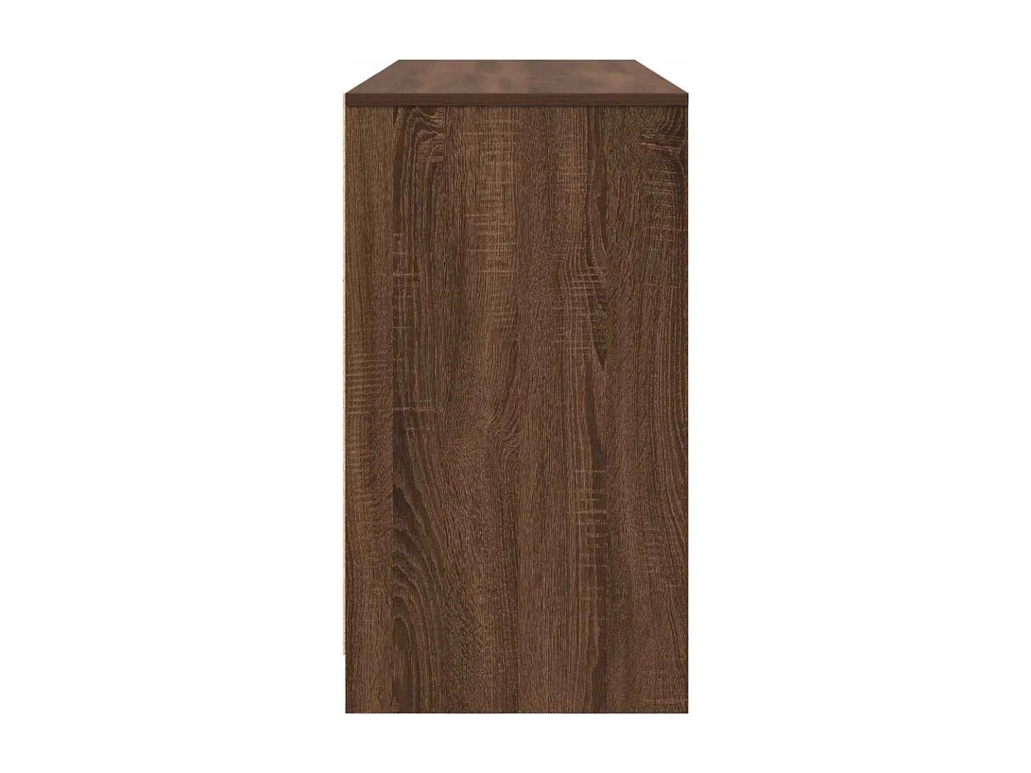 Bureau 120x42x76 cm spaanplaat bruin eikenkleurig