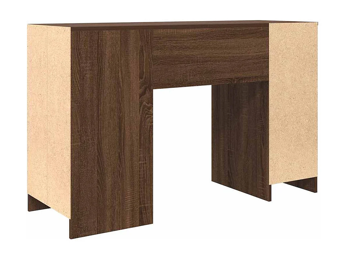 Bureau 120x42x76 cm spaanplaat bruin eikenkleurig