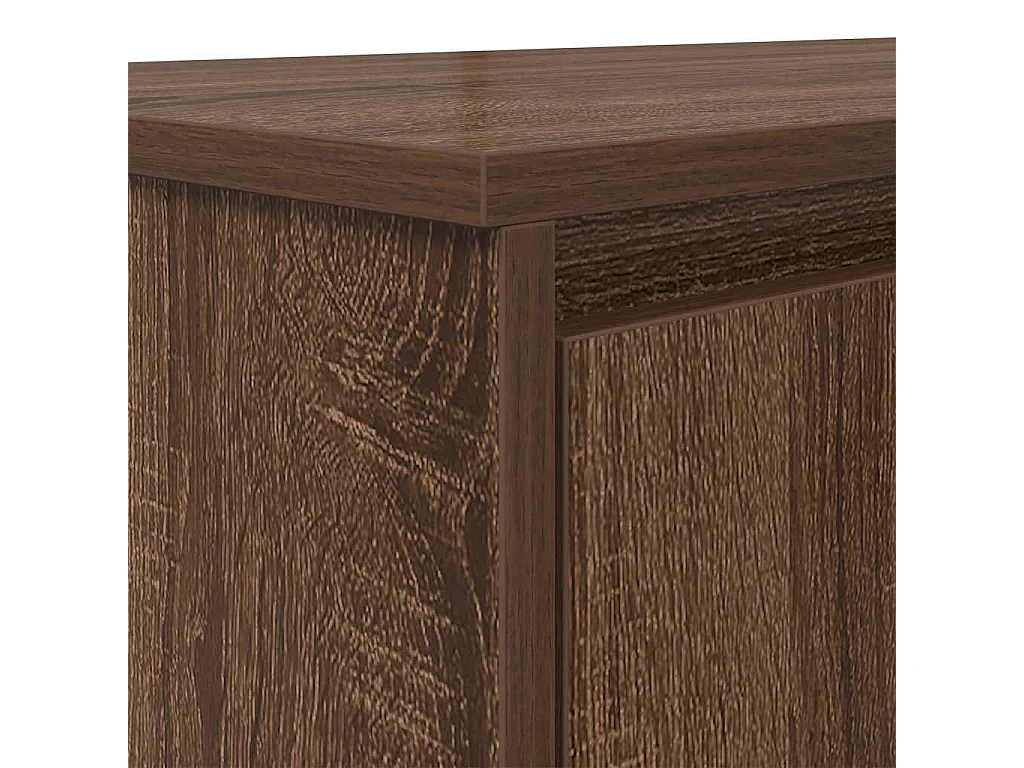 Bureau 120x42x76 cm spaanplaat bruin eikenkleurig