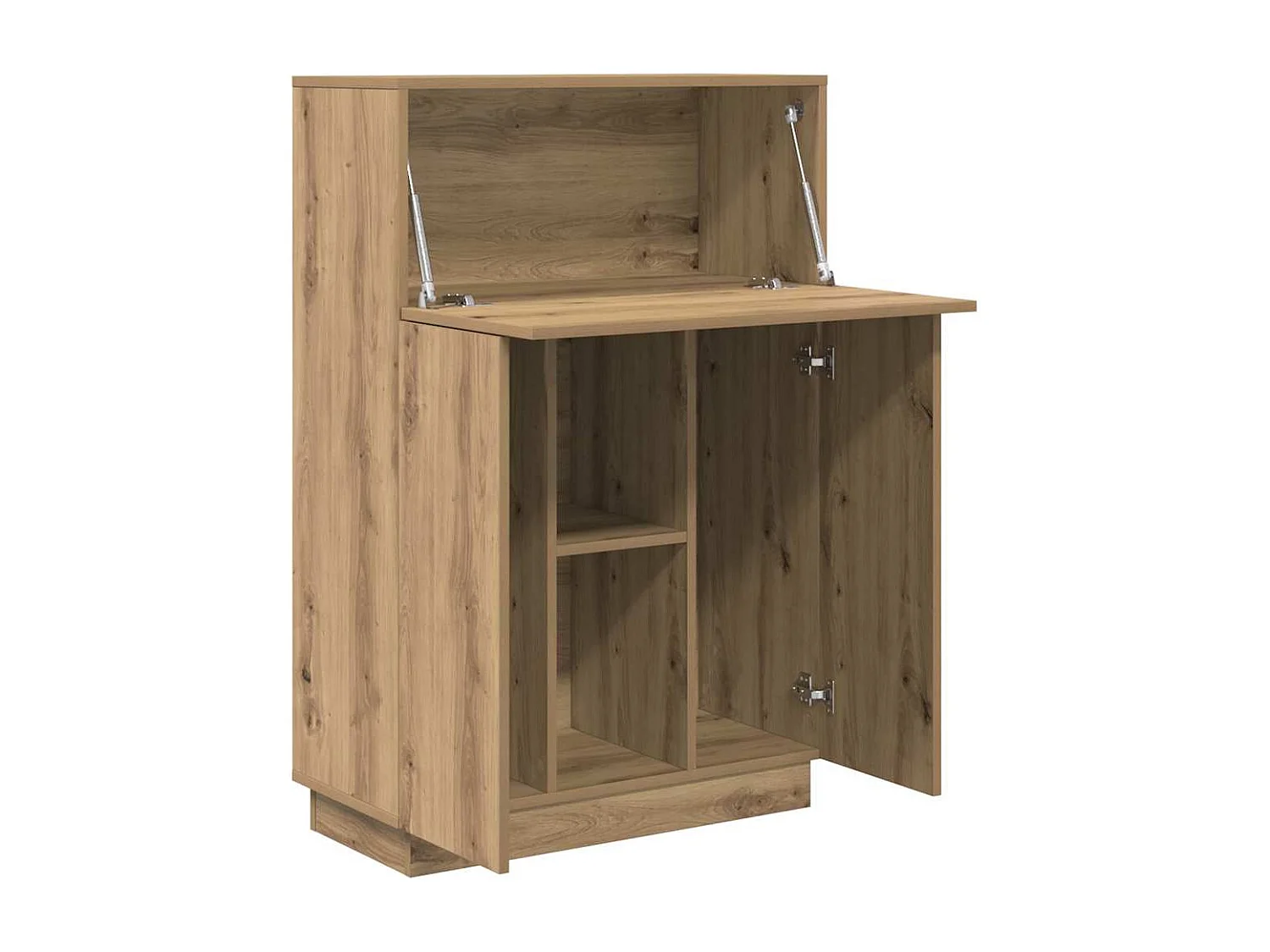 Bureau chêne artisanal 71,5 x 31,5 x 106,5 cm Bois d'ingénierie