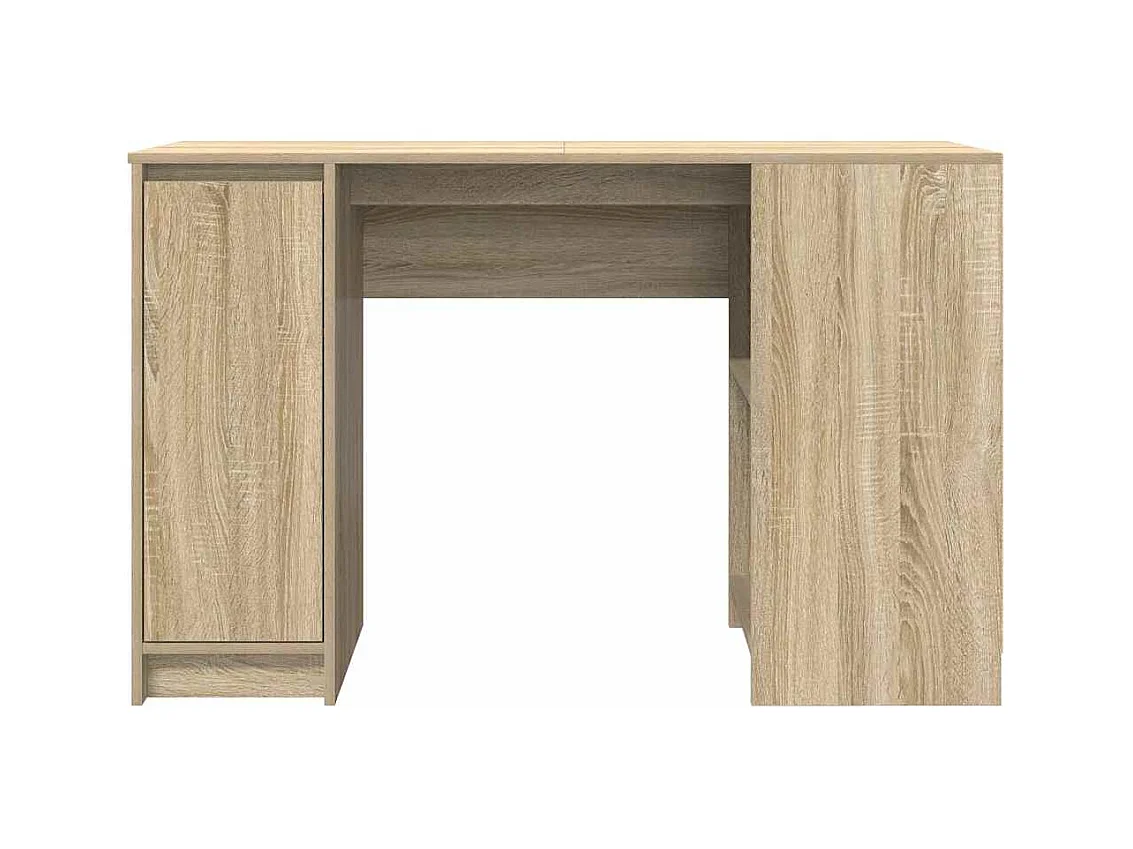 Bureau chêne sonoma 120x42x76 cm bois d'ingénierie