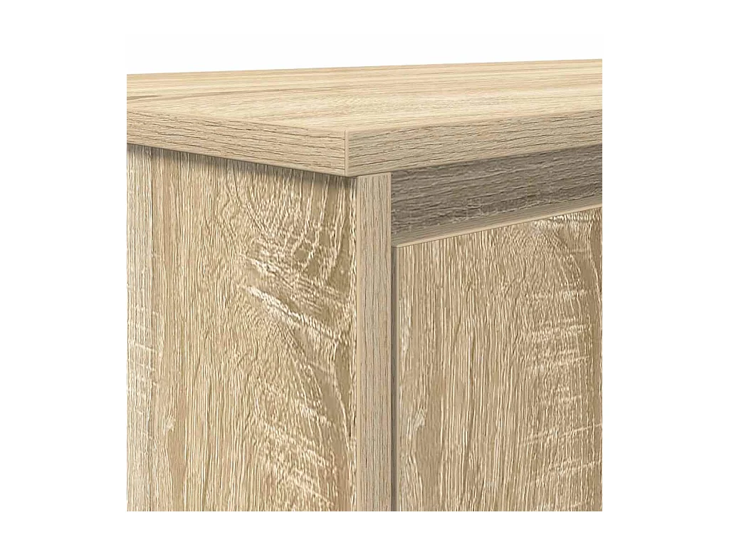 Bureau chêne sonoma 120x42x76 cm bois d'ingénierie