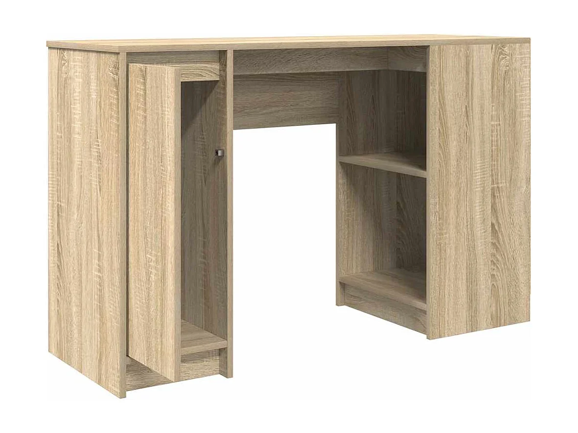 Bureau 120x42x76 cm spaanplaat sonoma eikenkleurig