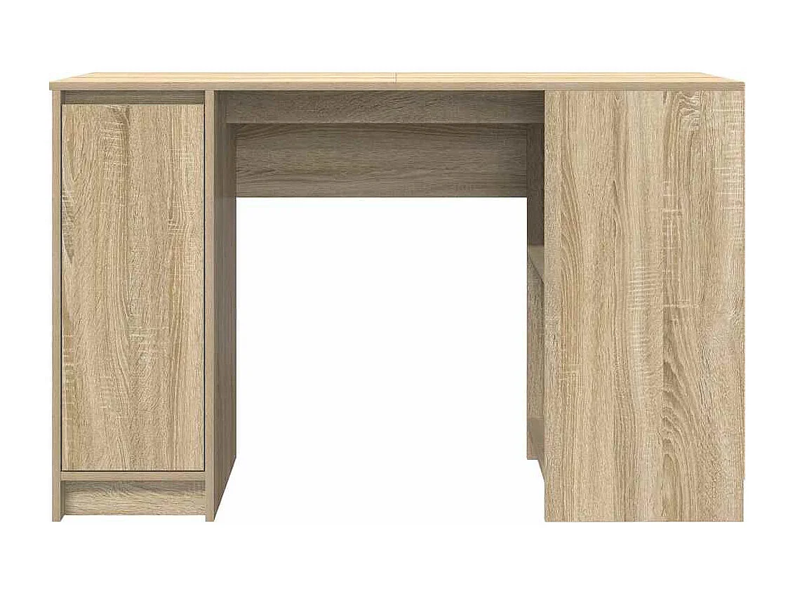 Bureau 120x42x76 cm spaanplaat sonoma eikenkleurig