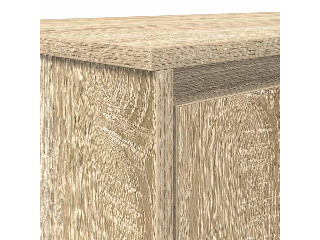 Bureau 120x42x76 cm spaanplaat sonoma eikenkleurig