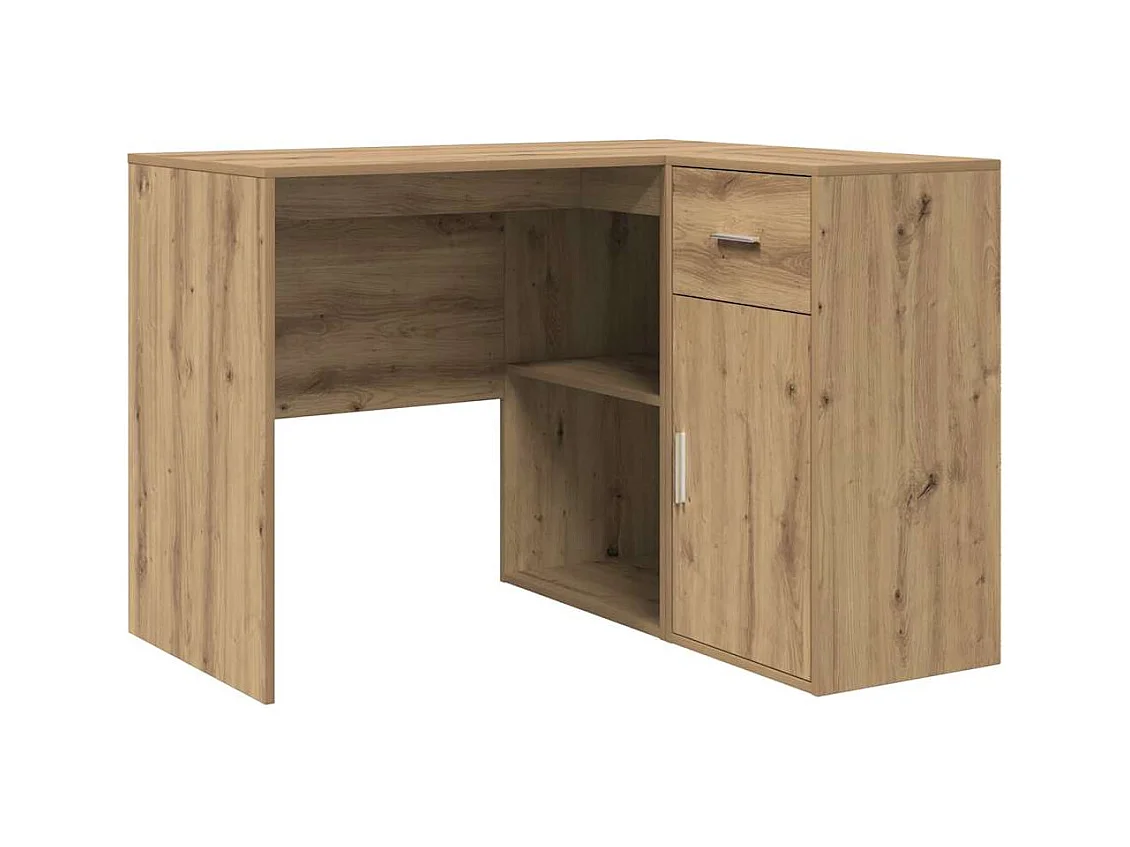 Secretária de canto carvalho artisiano 102 x 50 x 75 cm