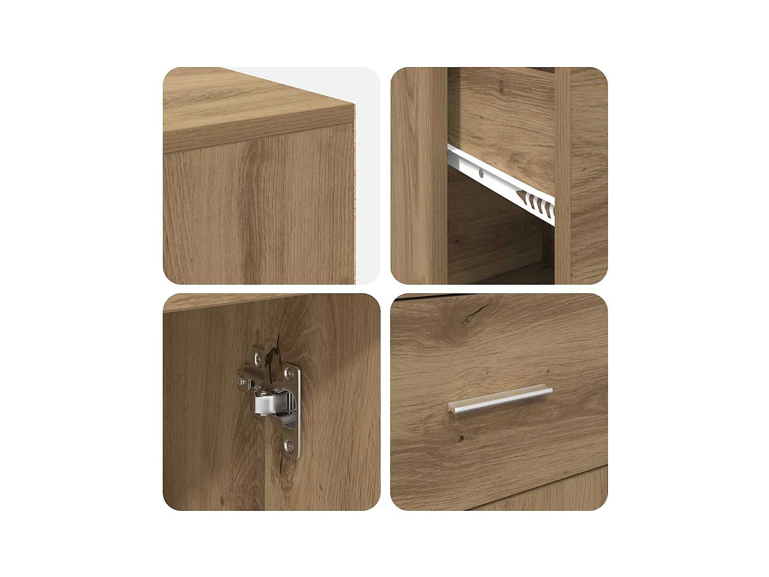 Secretária de canto carvalho artisiano 102 x 50 x 75 cm