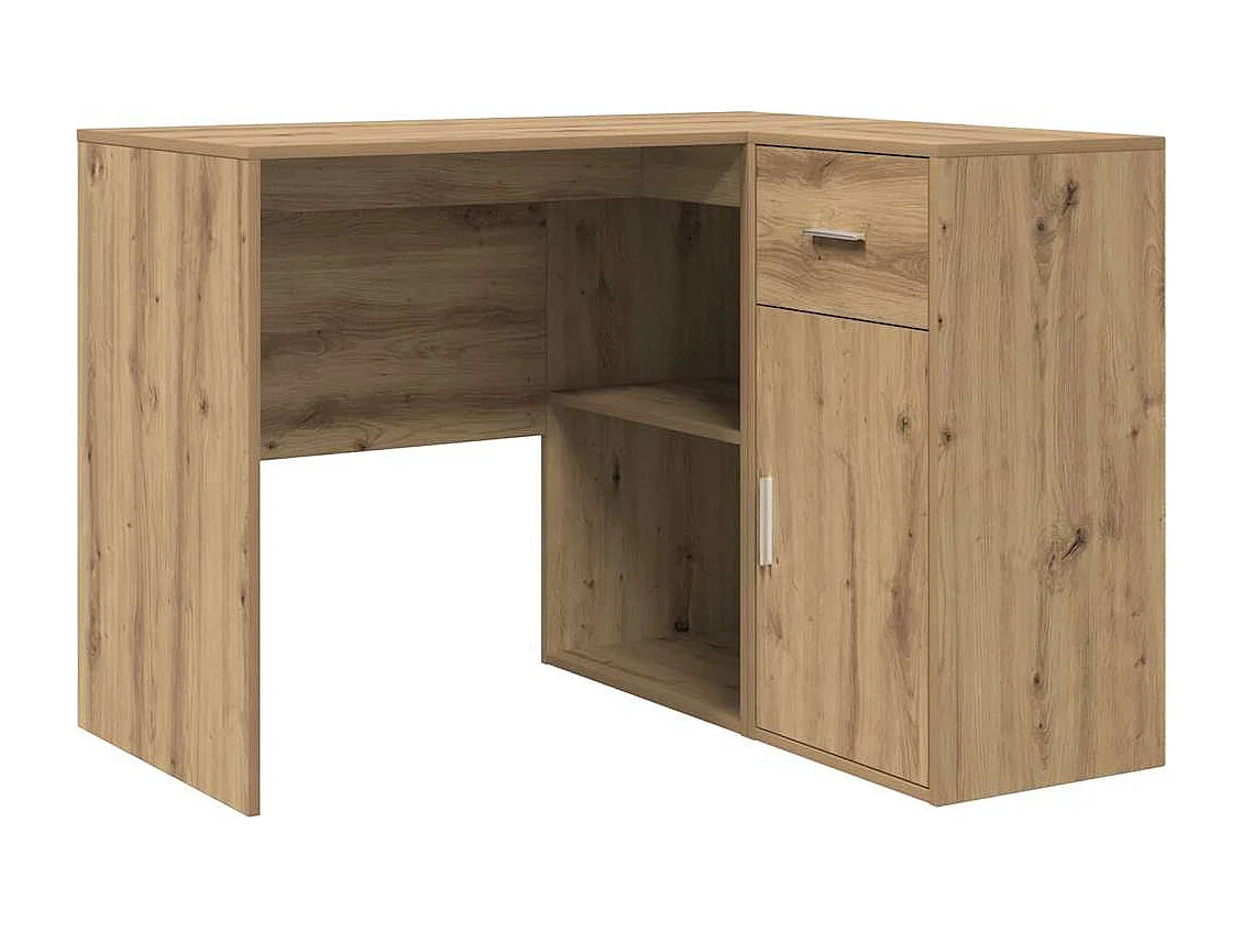 Secretária de canto carvalho artisiano 102 x 50 x 75 cm