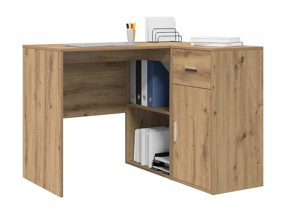 Secretária de canto carvalho artisiano 102 x 50 x 75 cm