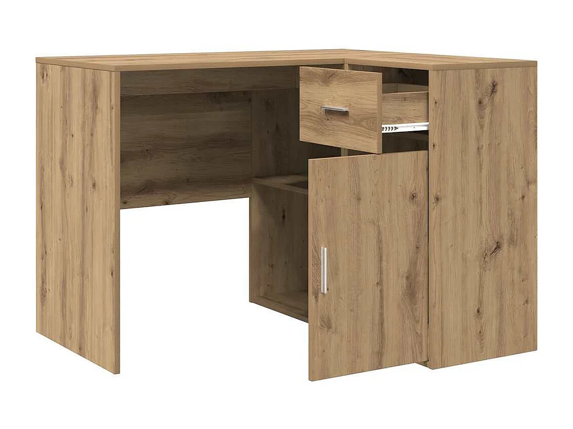 Secretária de canto carvalho artisiano 102 x 50 x 75 cm