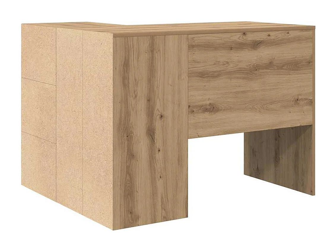 Secretária de canto carvalho artisiano 102 x 50 x 75 cm