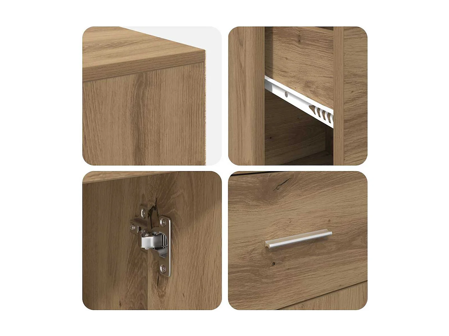 Secretária de canto carvalho artisiano 102 x 50 x 75 cm